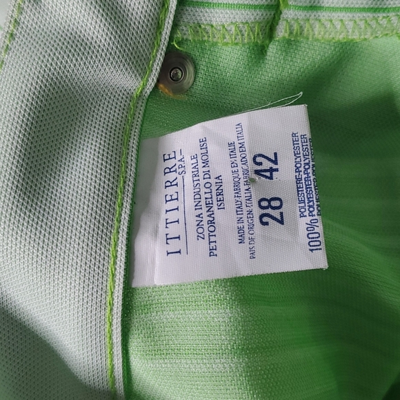 Vintage exte jeans, polyester high waist. Vertical striped pants! - Picture 4 of 7